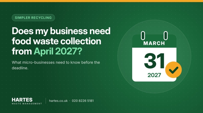 Does my business need food waste collection from April 2027