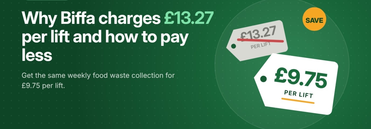 Why Biffa charges £13.27 per lift and how to pay less